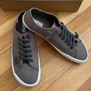 NEW IN BOX Camper Peu Rambla Gray Sneakers, Size 6 Mens